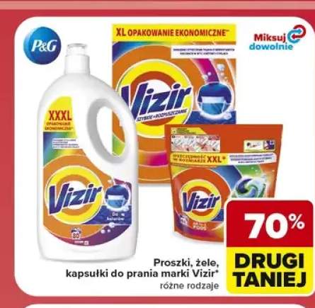 Kapsułki do prania Vizir +2 warianty