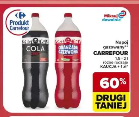 Oranżada czerwona Carrefour +1 wariant
