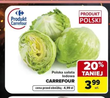 Sałata lodowa Carrefour polska
