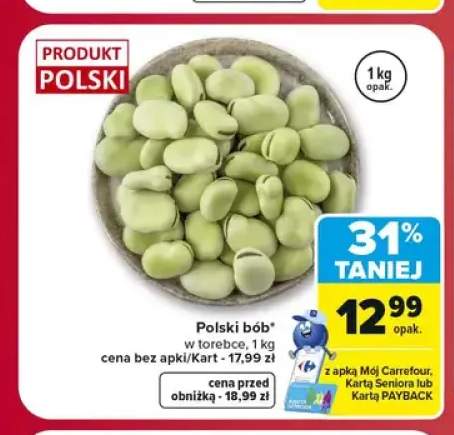 Bób polski w torebce