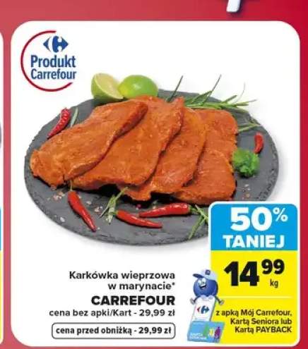 Karkówka wieprzowa w marynacie Carrefour