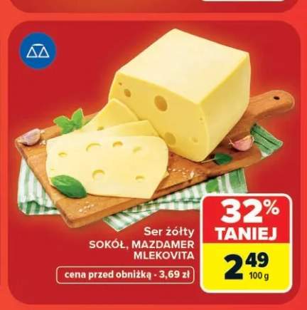 Ser żółty Sokół Mlekovita +1 wariant