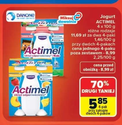 Jogurt Danone Actimel 4-pak