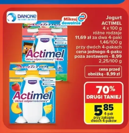 Jogurt Danone Actimel 4-pak