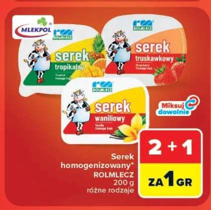 Serek homogenizowany Rolmlecz