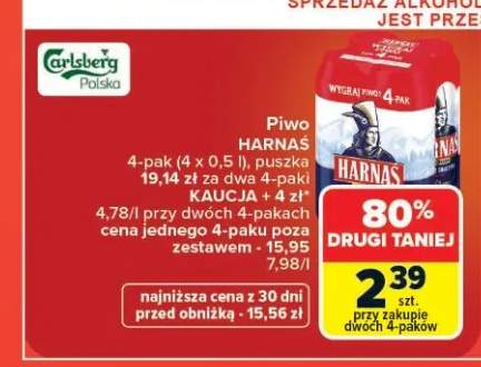 Piwo Harnaś 4-pak