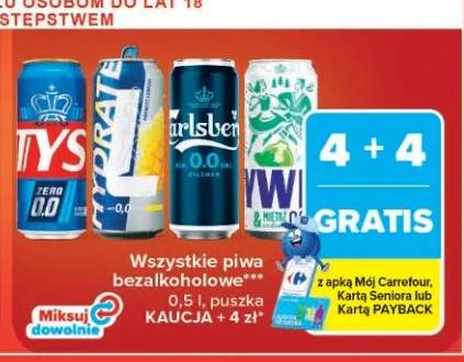 Piwa bezalkoholowe +3 warianty