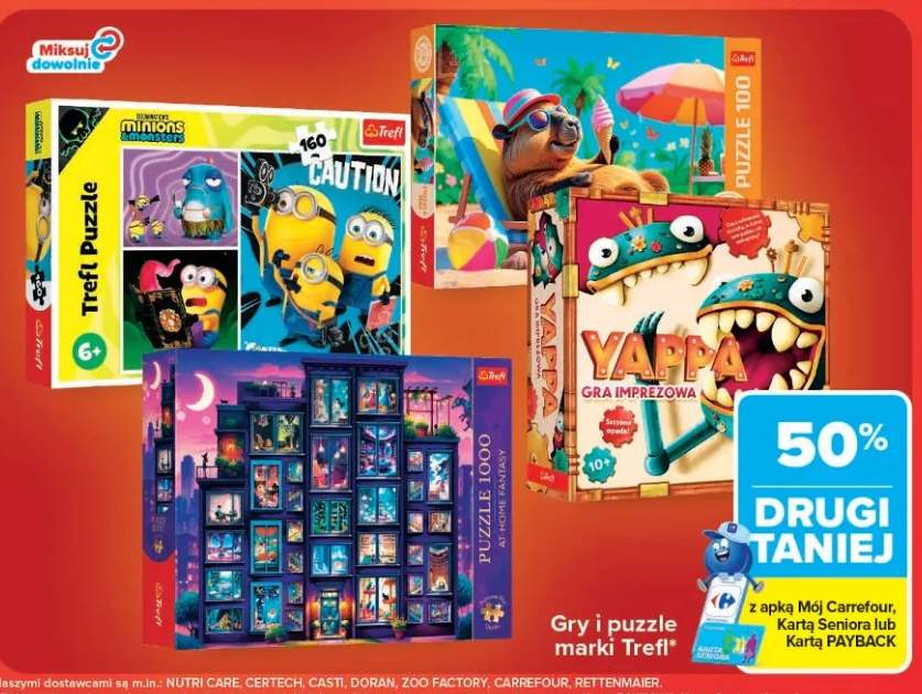 Puzzle Trefl Minions & Monsters 160 elementów +1 wariant