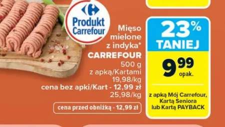 Miś mielone z indyka Carrefour
