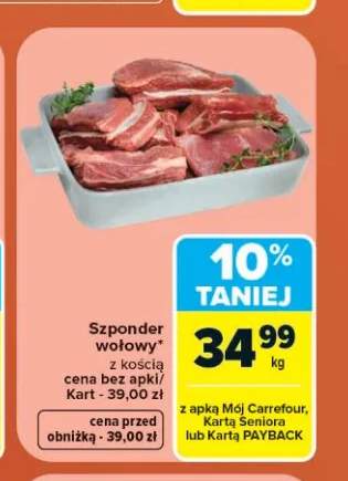 Szponder wołowy z kością