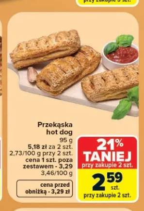 Przekąska hot dog