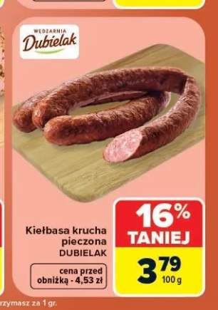 Kiełbasa krucha pieczona Dubielak