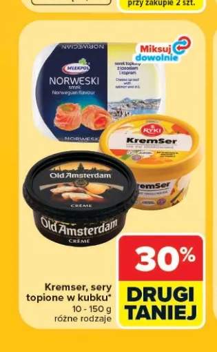 Serek topiony Norweski Mlekpol +1 wariant