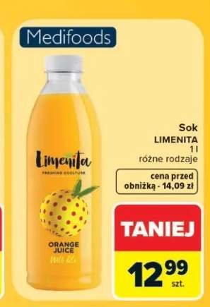 Sok pomarańczowy Limenita