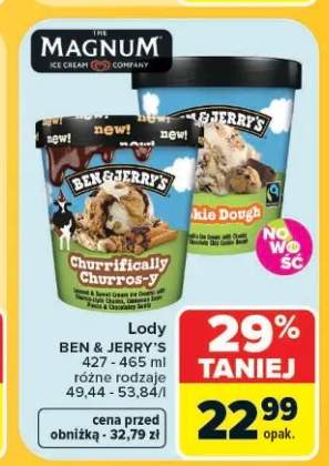 Lody Ben & Jerry's Churrifically Churros-y +1 wariant