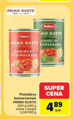 Pomidory w kawałkach Primo Gusto