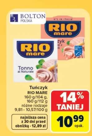 Tuńczyk w oliwie z oliwek Rio Mare