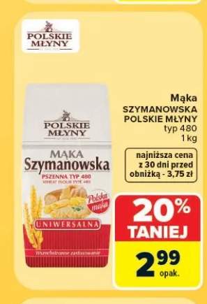 Mąka Szymanowska Polskie Młyny typ 480