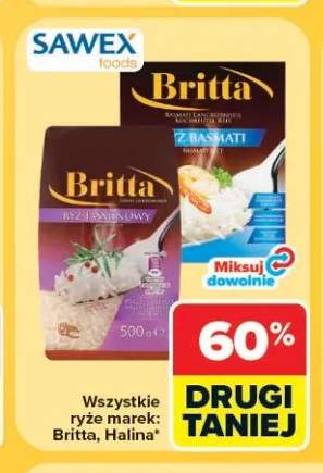 Ryże marek Britta Halina +2 warianty
