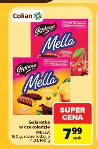 Galaretka w czekoladzie Mella wiśniowa Goplana +1 wariant
