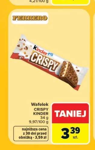 Wafelek Crispy Kinder Cards