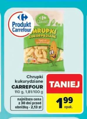 Chrupki kukurydziane Carrefour Classic