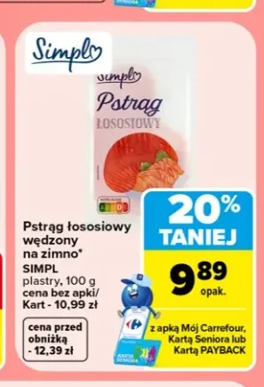 Pstrąg łososiowy wędzony na zimno Simpl