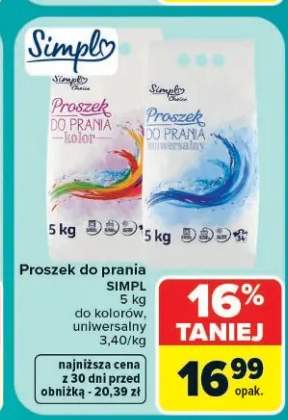 Proszek do prania Simpl uniwersalny