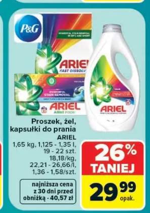 Proszek do prania Ariel +1 wariant