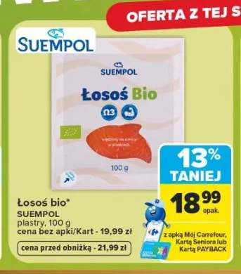 Łosoś bio SUEMPOL plastry