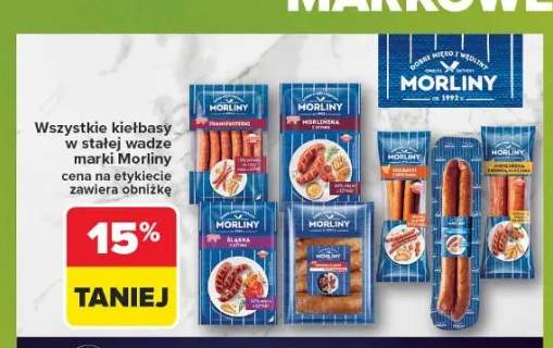 Kiełbasy w stałej wadze Morliny +3 warianty