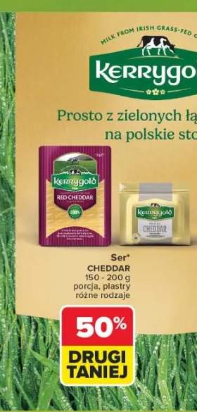 Ser Cheddar Kerrygold Red Cheddar plastry