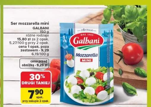 Ser mozzarella mini Galbani