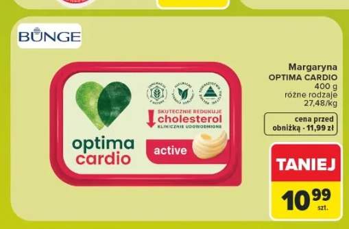 Margaryna Optima Cardio