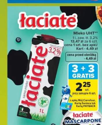 Mleko UHT Łaciate 3,2%