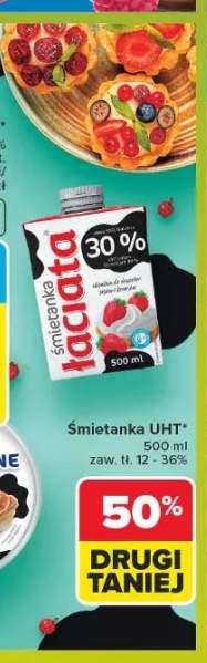 Śmietanka UHT Łaciate 30%