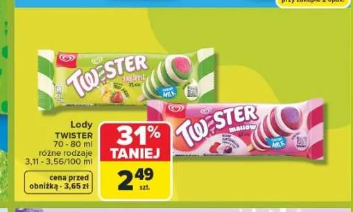 Lody Twister Pineapple +1 wariant