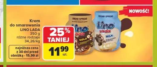 Krem do smarowania Lino Lada Gold +1 wariant