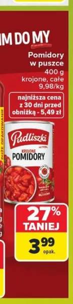 Pomidory w puszce Pudliszki krojone +1 wariant