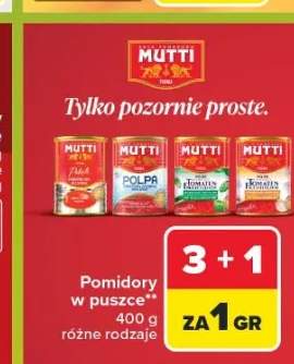 Pomidory w puszce Mutti