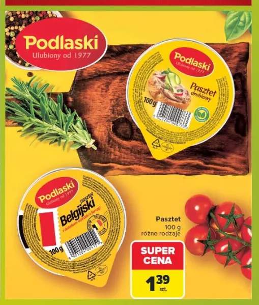 Pasztet drobiowy Podlaski +1 wariant