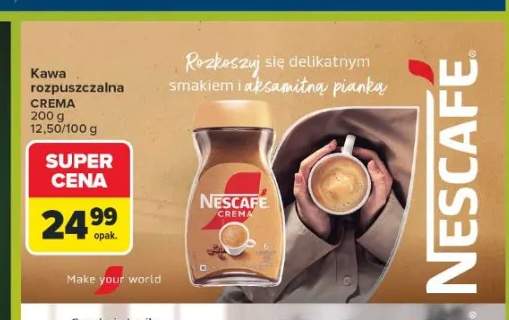 Kawa rozpuszczalna Nescafe Crema