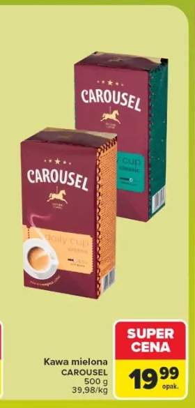 Kawa mielona Carousel Daily Cup Crema