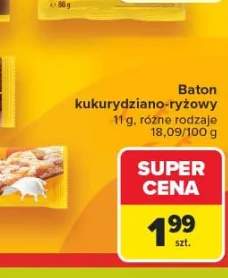 Baton kukurydziano-ryżowy Sonko Milk Bar