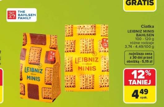 Ciastka Leibniz Minis Choco +1 wariant
