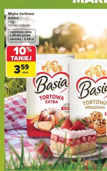 Mąka tortowa Basia Extra