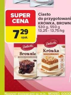 Ciasto do przygotowania Delecta Brownie +1 wariant