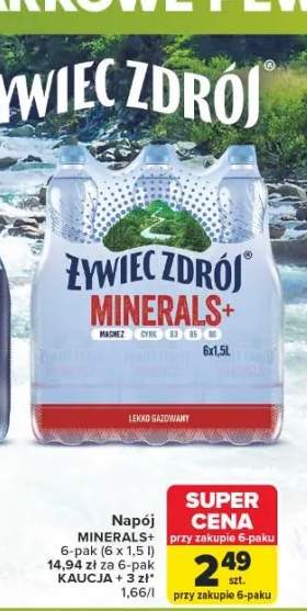 Napój Żywiec Zdrój Minerals+ 6-pak
