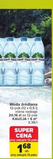 Woda źródlana Żywiec Zdrój 12-pak