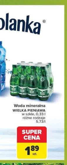 Woda mineralna Staropolanka Wielka Pieniawa 0,33 l